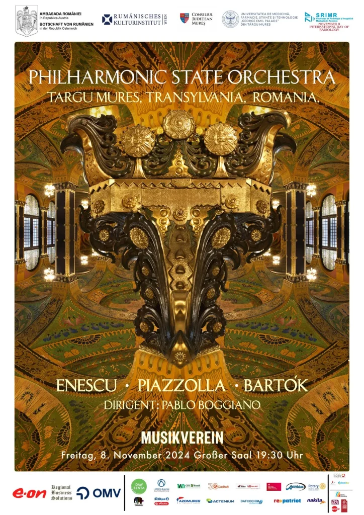 Afiș de concert pentru un proiect cultural organizat de Asociația Iunona